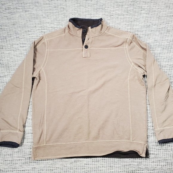 Carbon 2 Cobalt Sweater 9 Yard Pullover Long Sleeve Brown - Picture 1 of 10